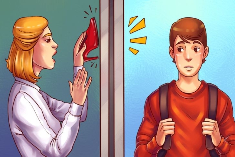 Cách xử lý khi bị mắc kẹt trong thang máy gõ vào cửa thang máy