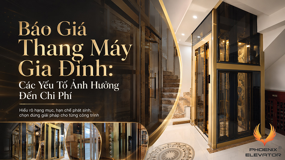 báo giá thang máy gia đình