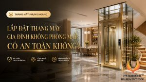 lắp đặt thang máy gia đình không phòng máy
