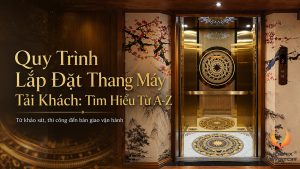 Quy trình lắp đặt thang máy tải khách