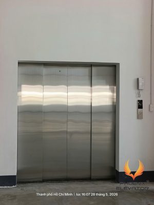 lắp đặt Thang máy tải hàng kèm người