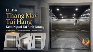 Lắp đặt thang máy tải hàng tại Bình Dương